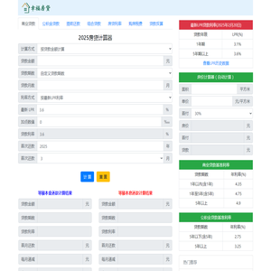 房贷计算器2025年最新版